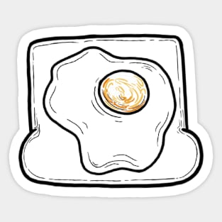 feelin toasty ( with egg ) Sticker